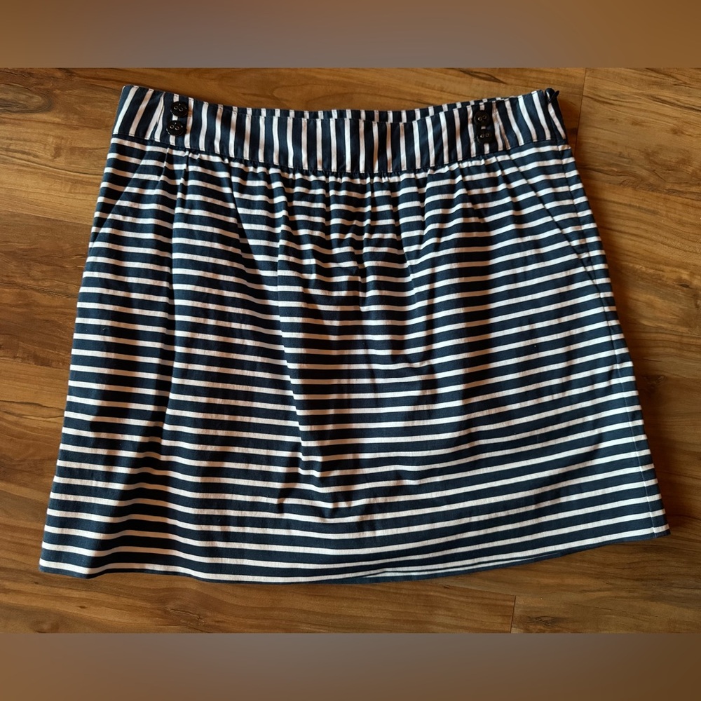 Vineyard Vines Navy and White Mini Skirt